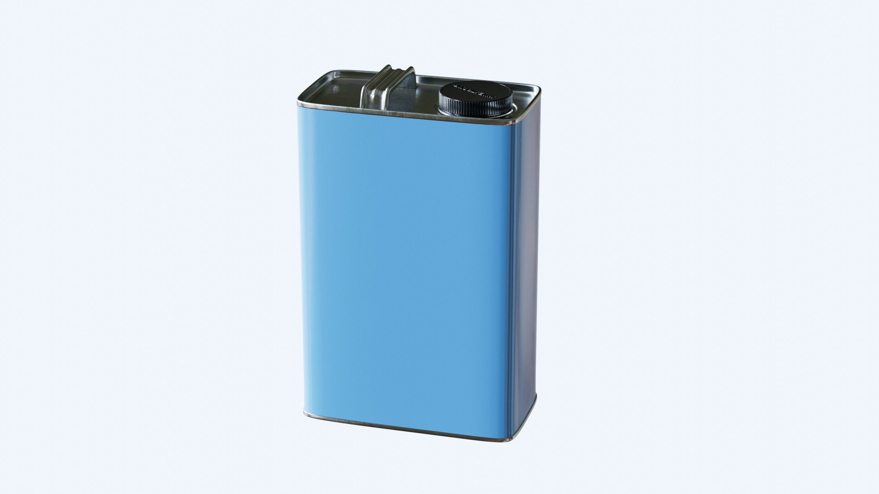 Paint Can 1 Gallon F-Style Oblong 3D Model 3D model_11