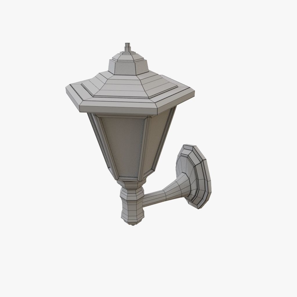 Outdoor Street Light 3D model_5