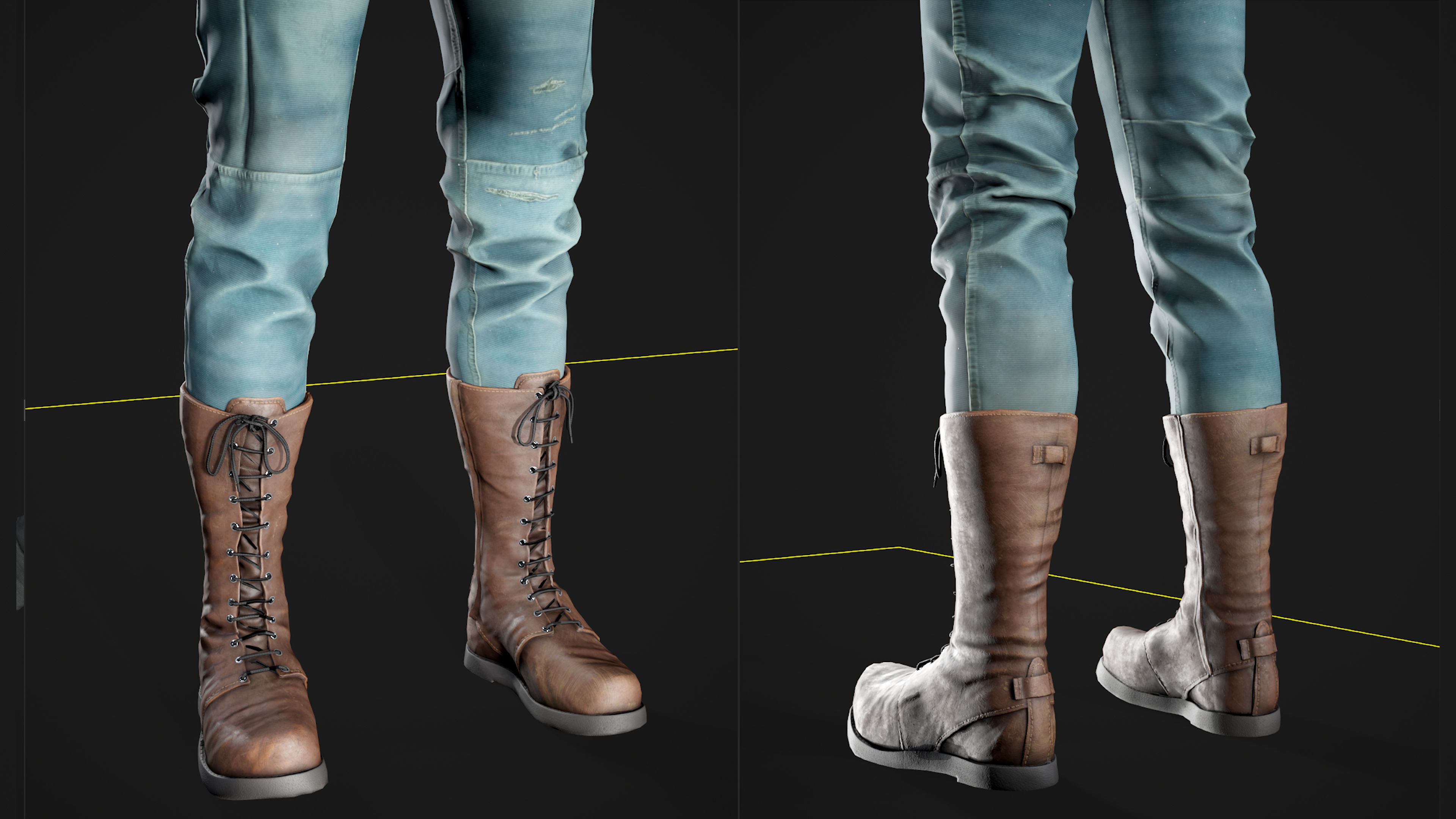 Operator Female - gameready - Unreal Low-poly 3D model_3