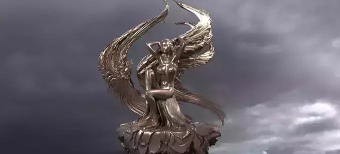 Earth Anatomy female sculpture Curved