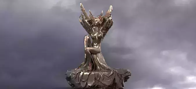 Earth Anatomy female sculpture 5 