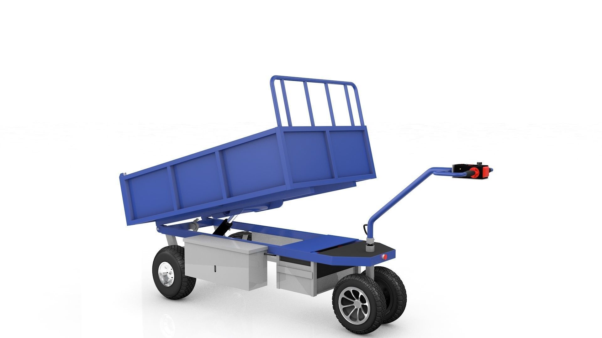 Transport Trolley General 3D model_9