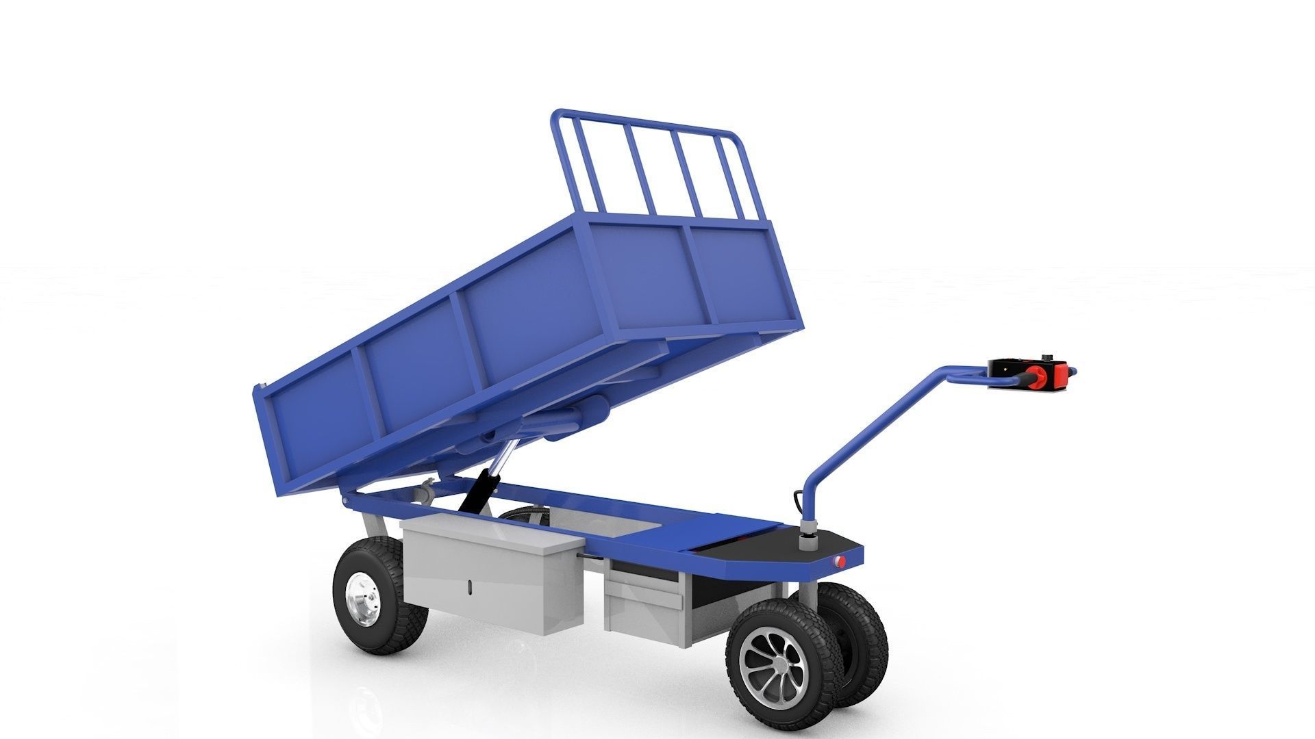 Transport Trolley General 3D model_10