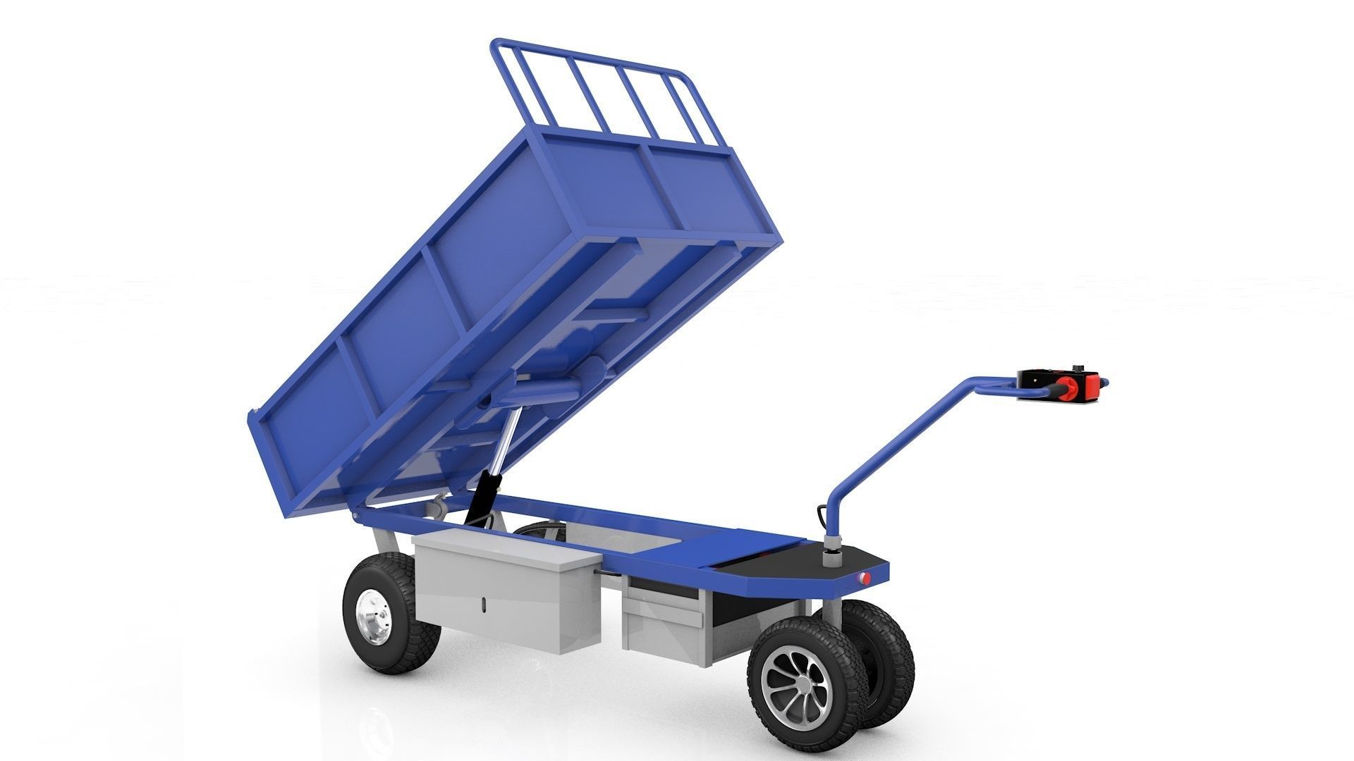 Transport Trolley General 3D model_12