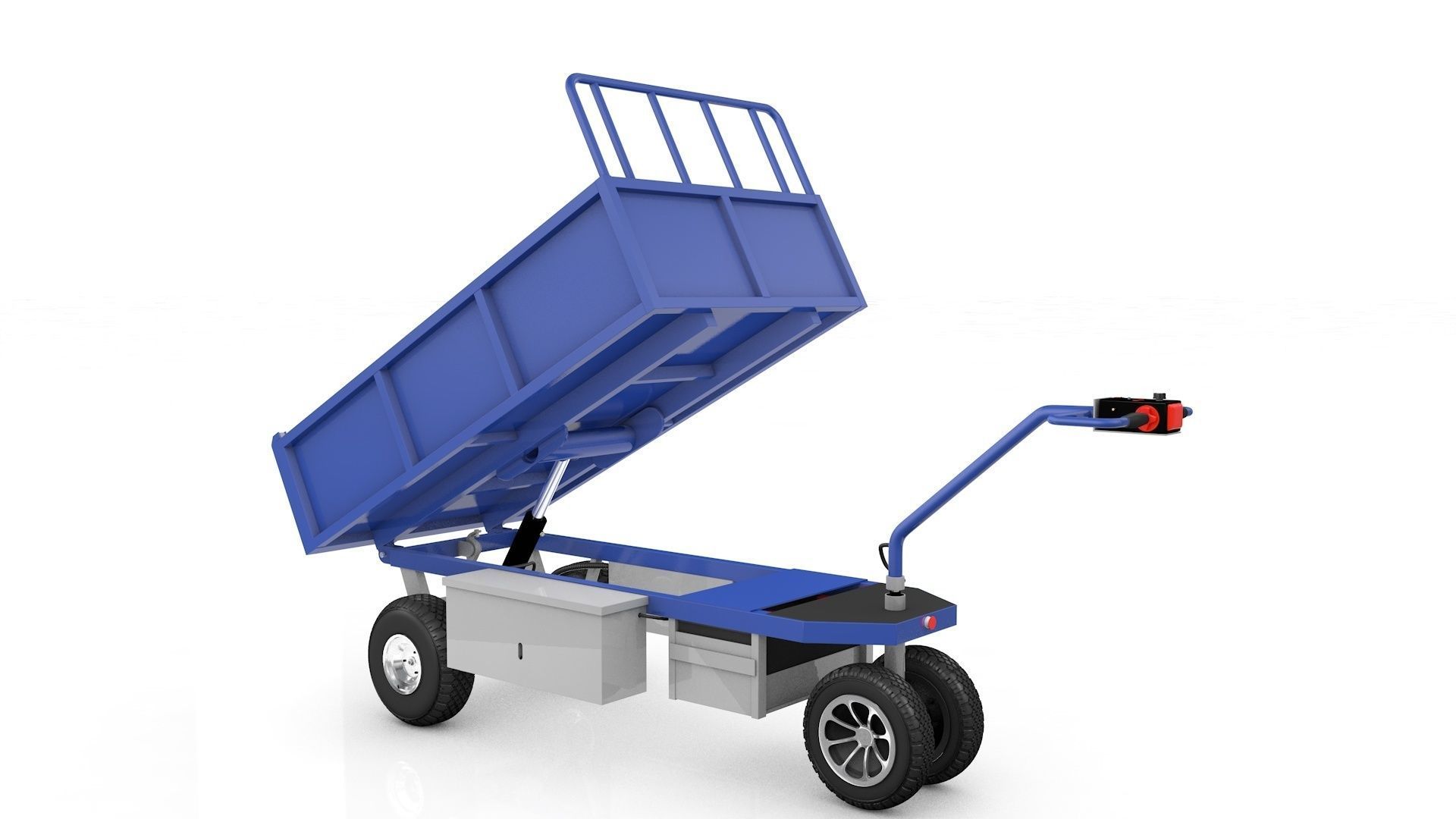 Transport Trolley General 3D model_11