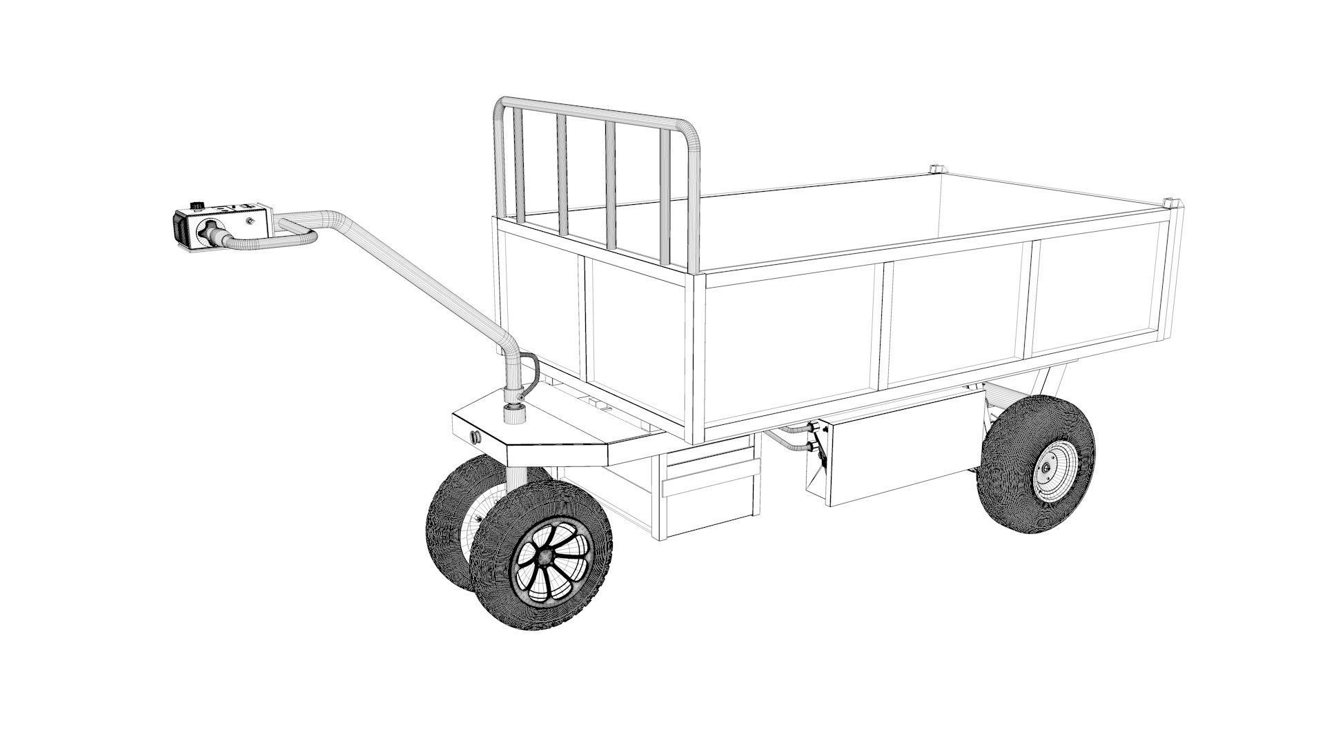 Transport Trolley General 3D model_39