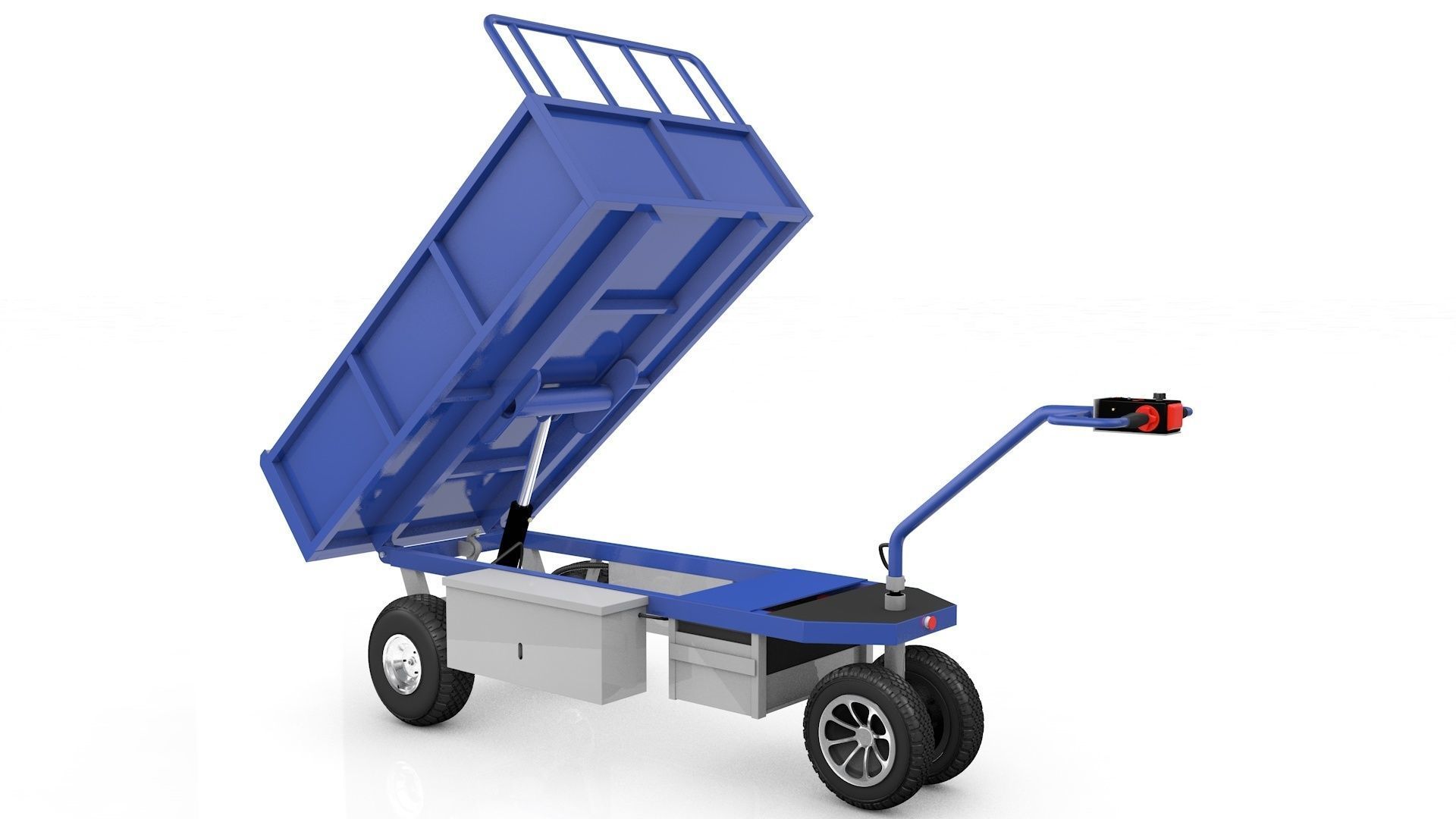 Transport Trolley General 3D model_14