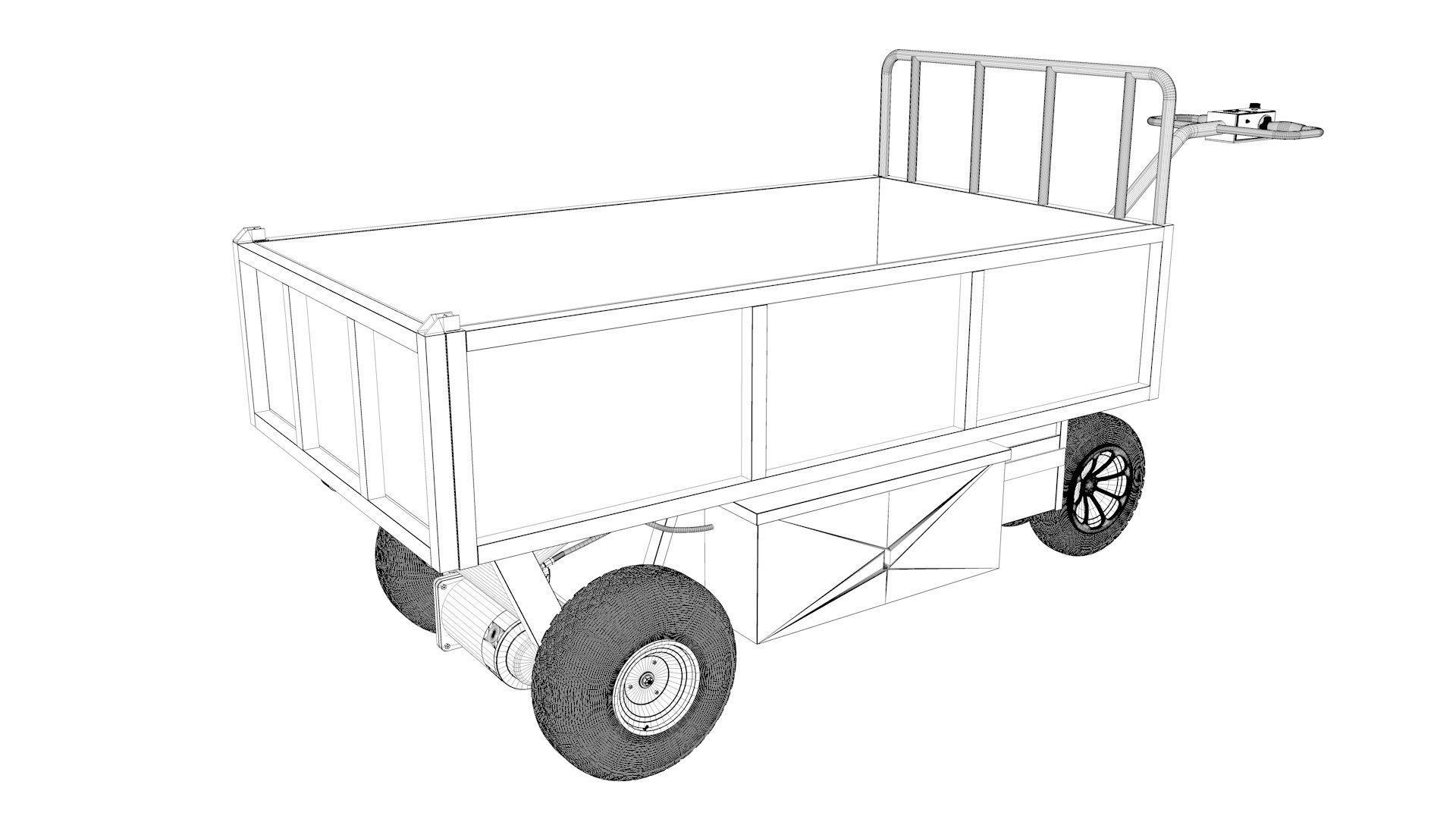 Transport Trolley General 3D model_41
