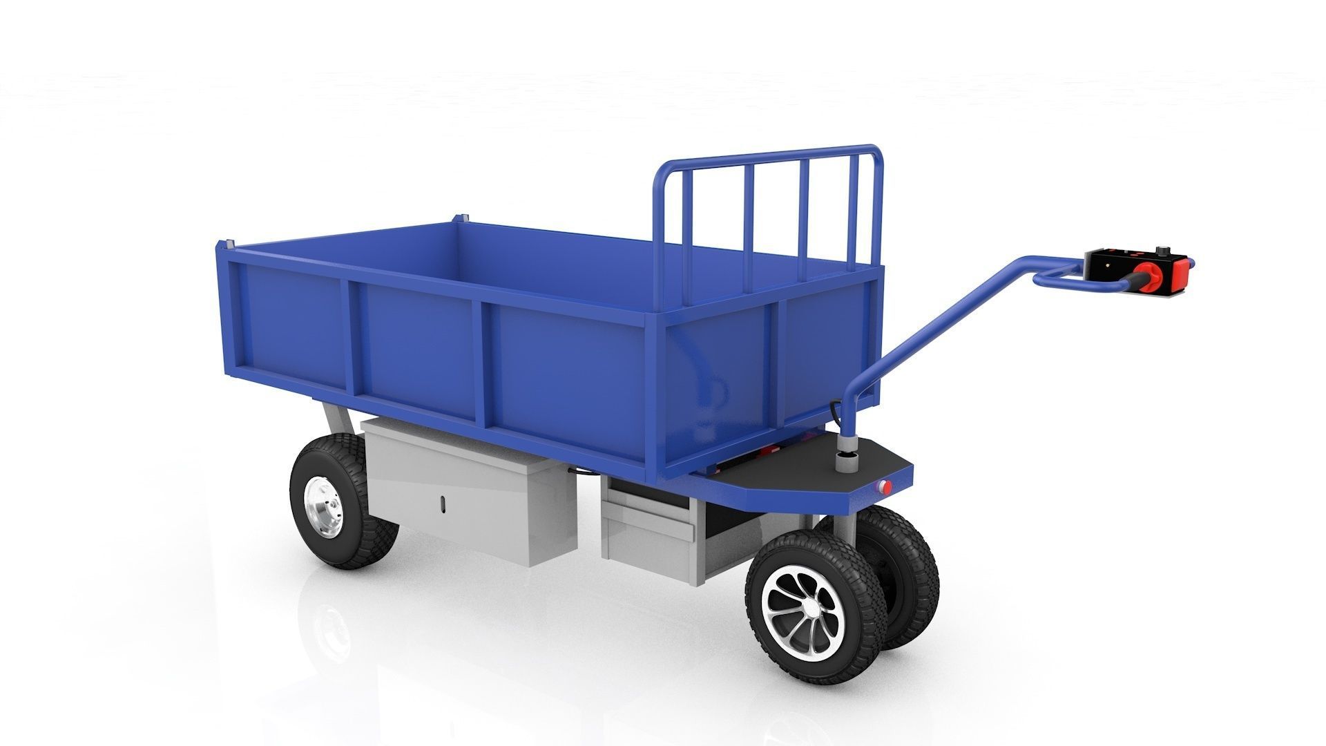 Transport Trolley General 3D model_7