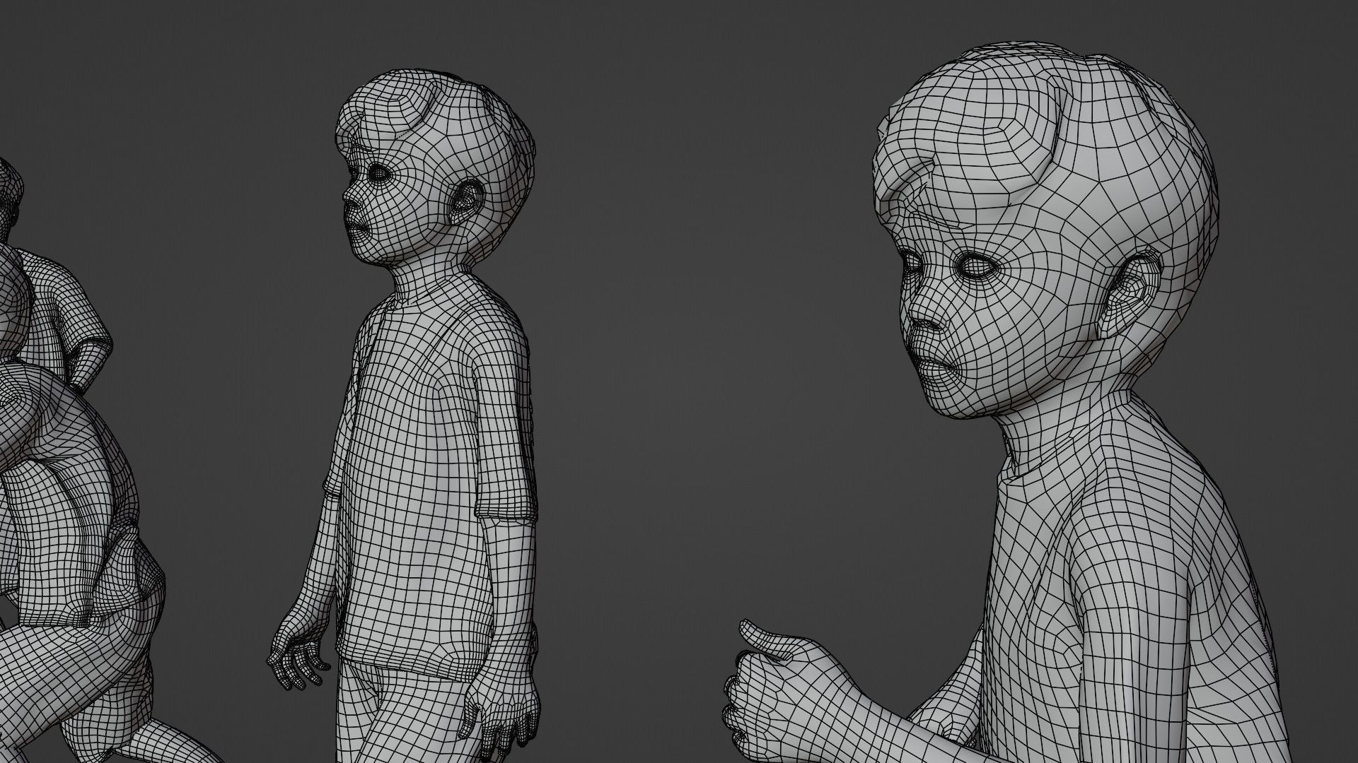 Animated 3D-Boy-japanese 228Rui Shoes Low-poly 3D model_9