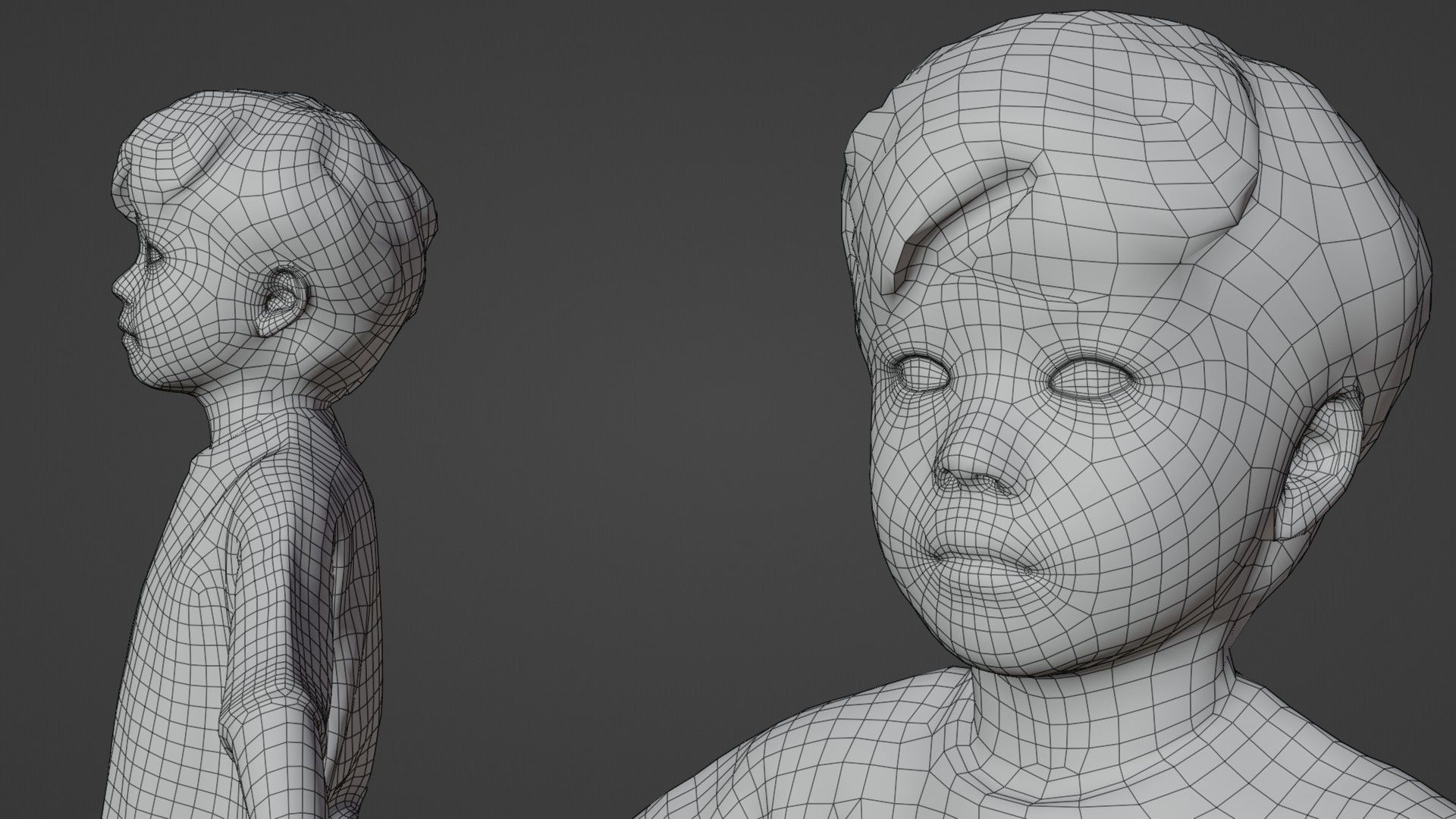 Animated 3D-Boy-japanese 228Rui Socks Low-poly 3D model_4