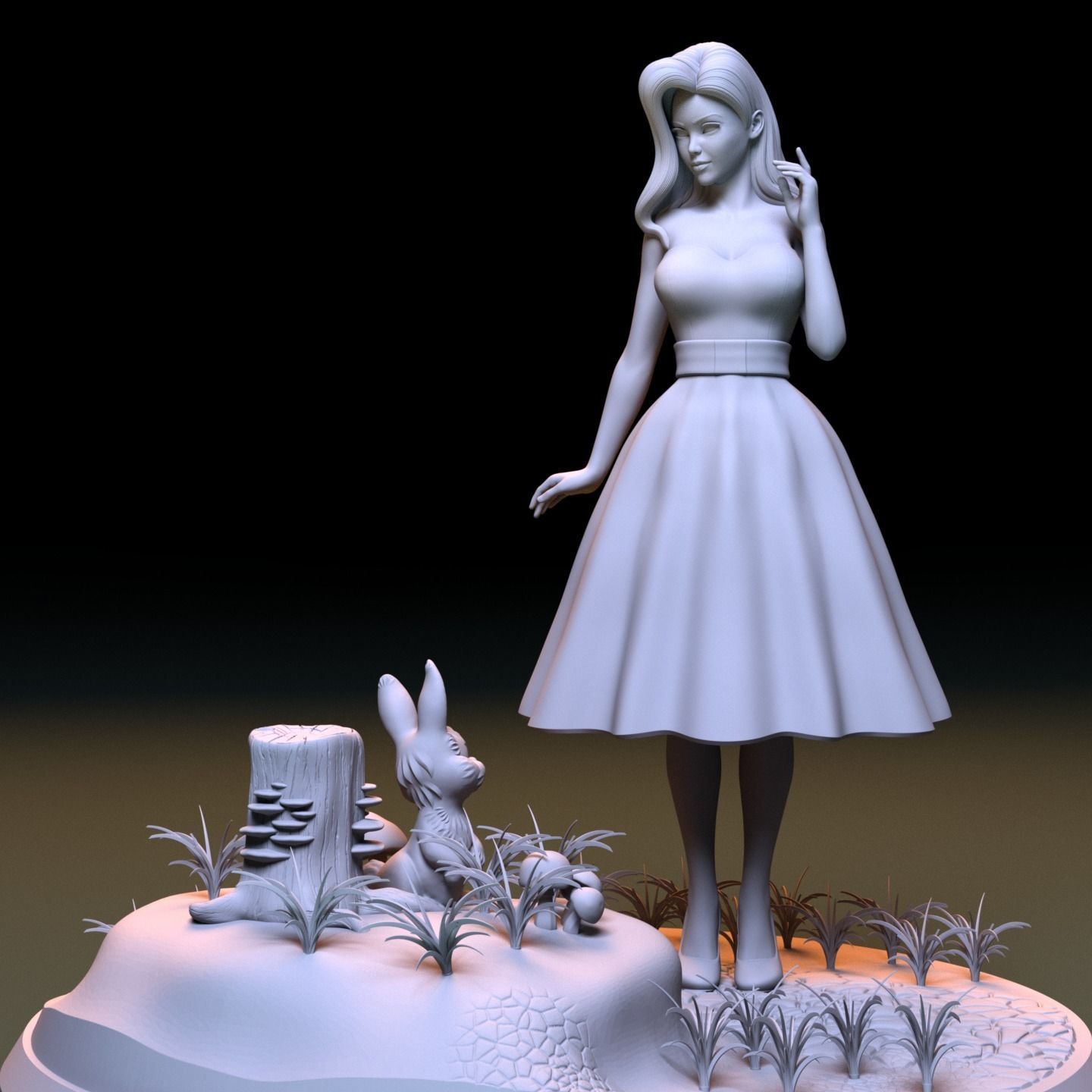 JESSICA RABBIT - INNOCENT GIRL VERSION 3D print model_1