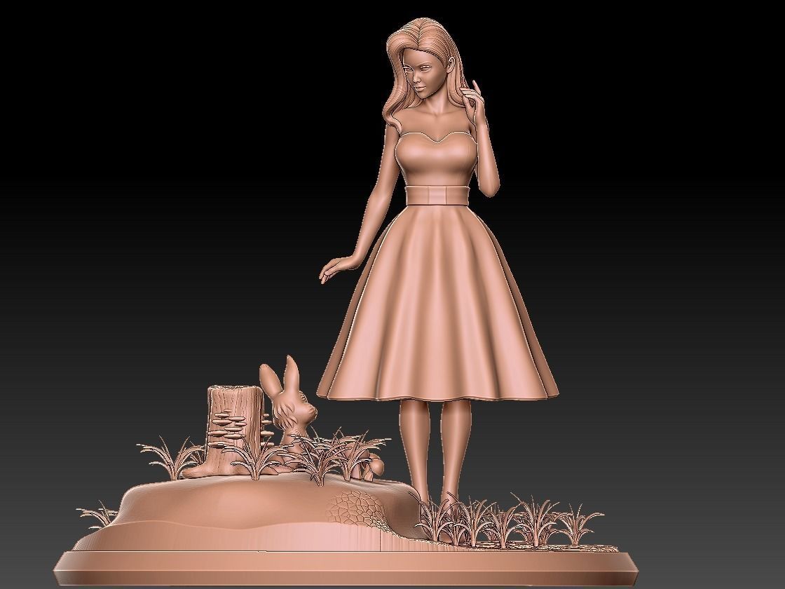 JESSICA RABBIT - INNOCENT GIRL VERSION 3D print model_8