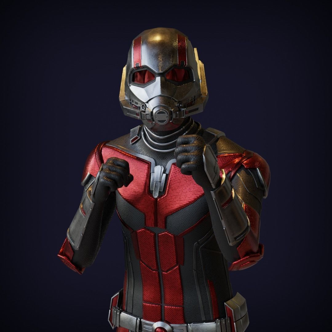 Ant-Man Avengers Endgame Suit 3D Model 3D model_6
