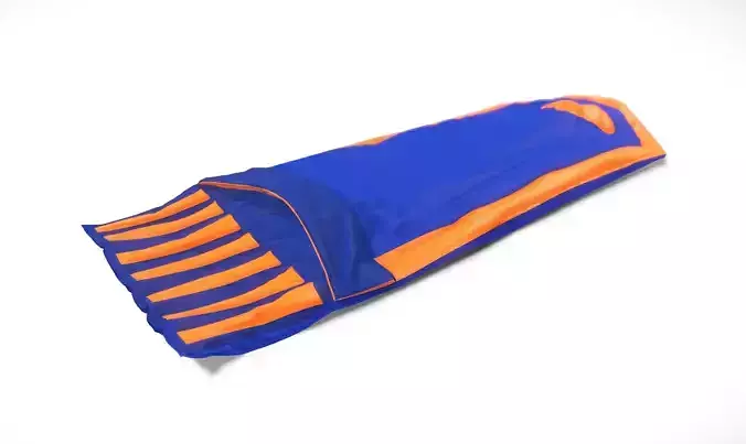 Sleeping Bag - Camping matress  Low-poly 3D model