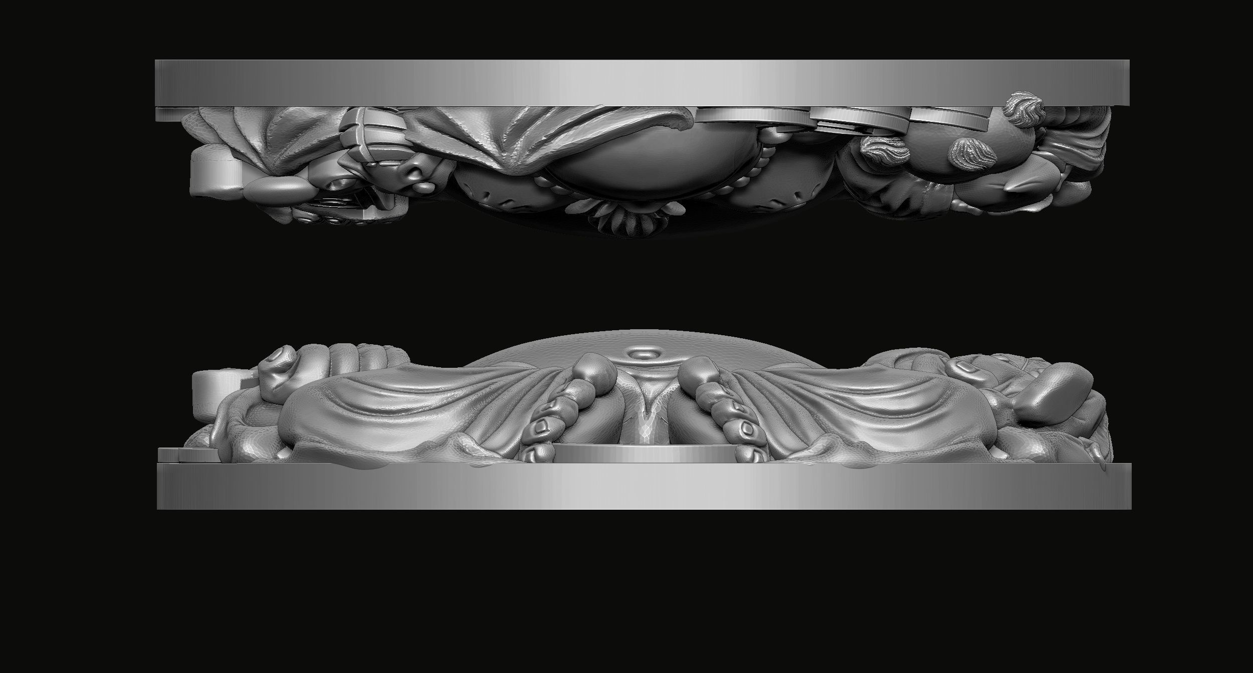 Maitreya - Happy Buddha - Laughing Buddha  Pendant 3D print model_3