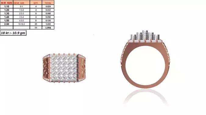 Men Ring STL OBJ FBX JCD Details