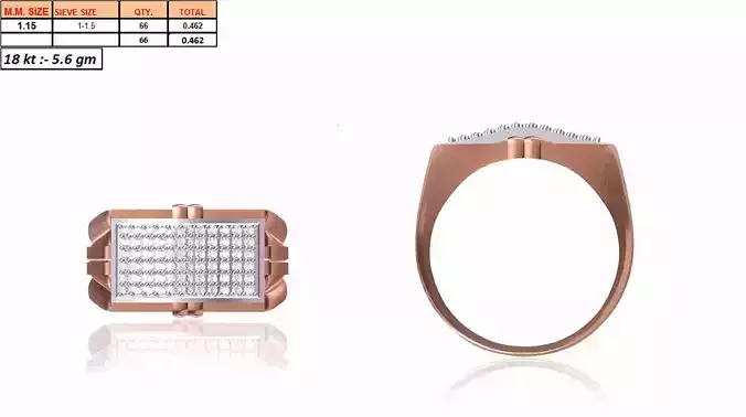 Men Ring STL OBJ FBX JCD Details