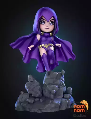 Chibi Raven - Teen Titans 3D print model