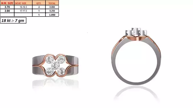Men Ring STL OBJ FBX JCD Details