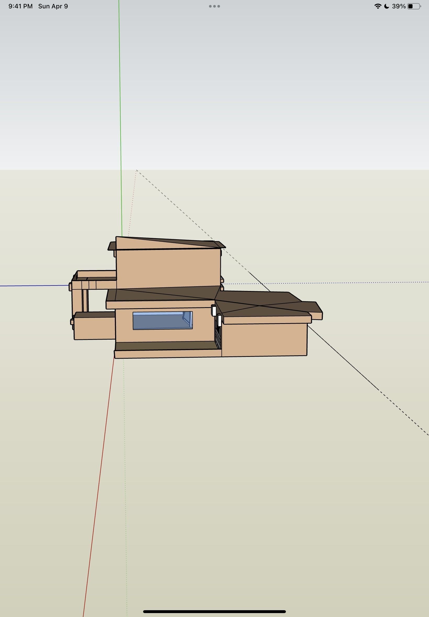 Median house  3D model_1