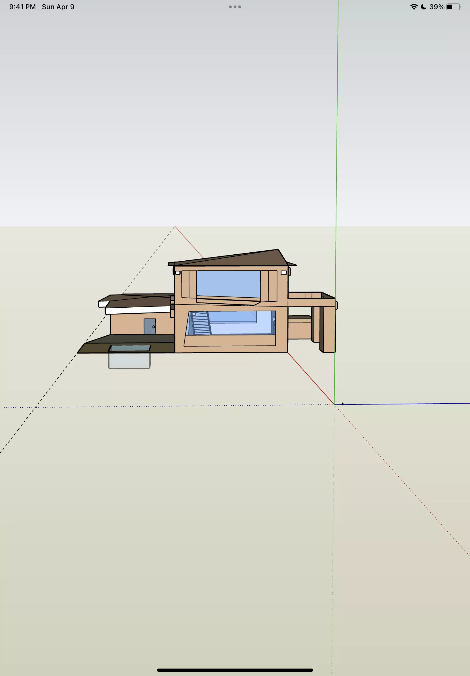 Median house  3D model_0