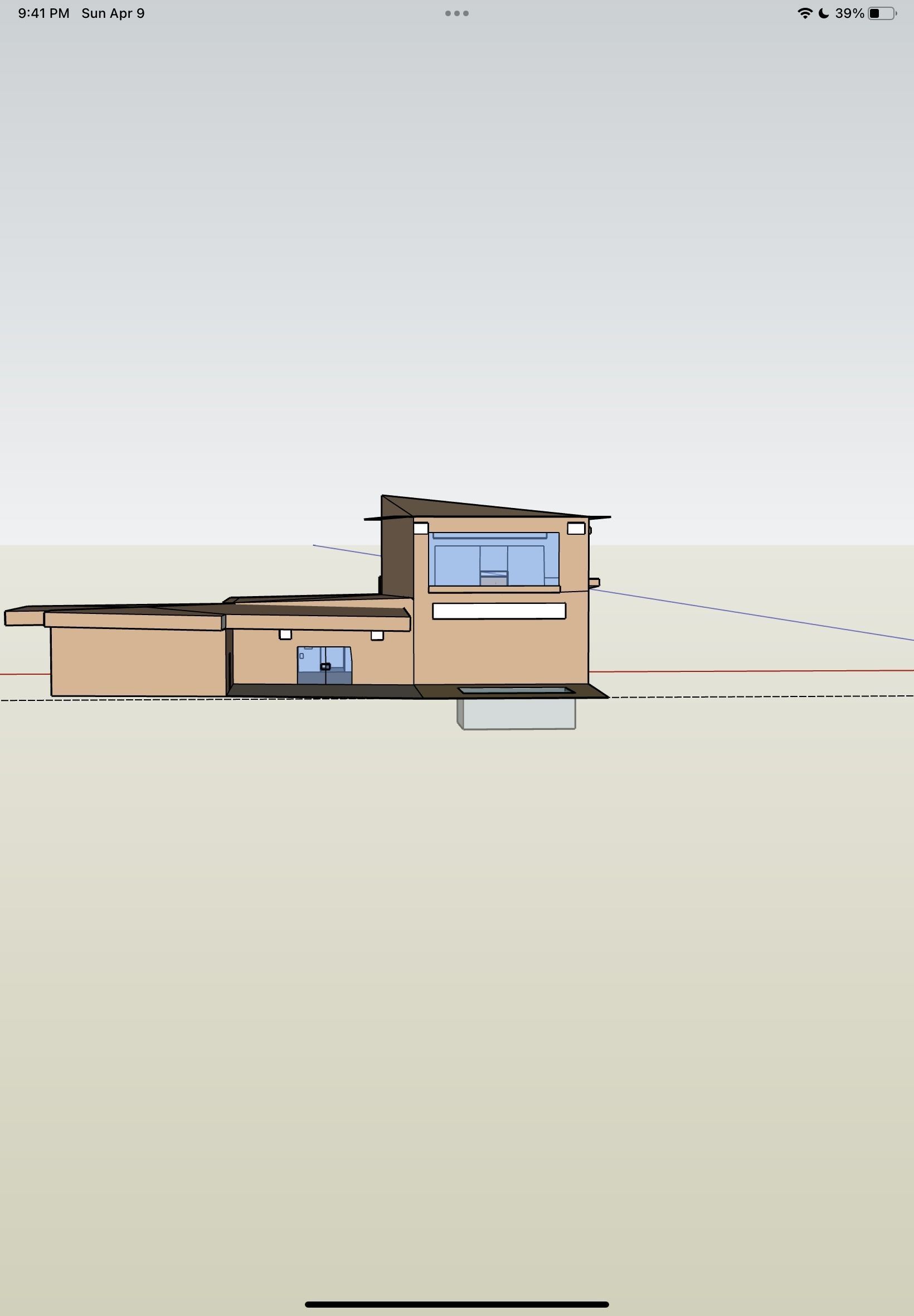 Median house  3D model_3
