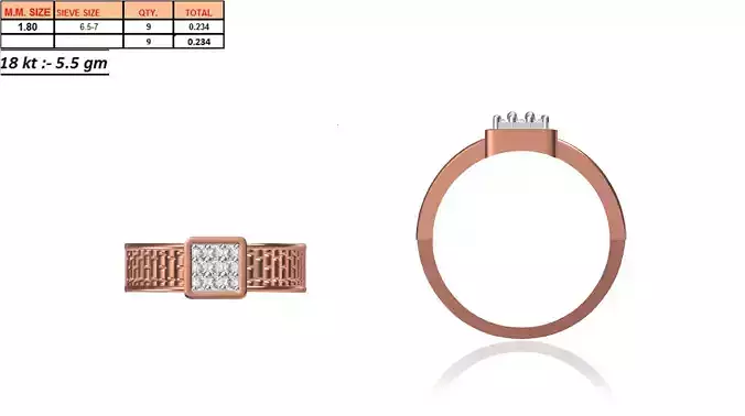 Men Ring STL OBJ FBX JCD Details
