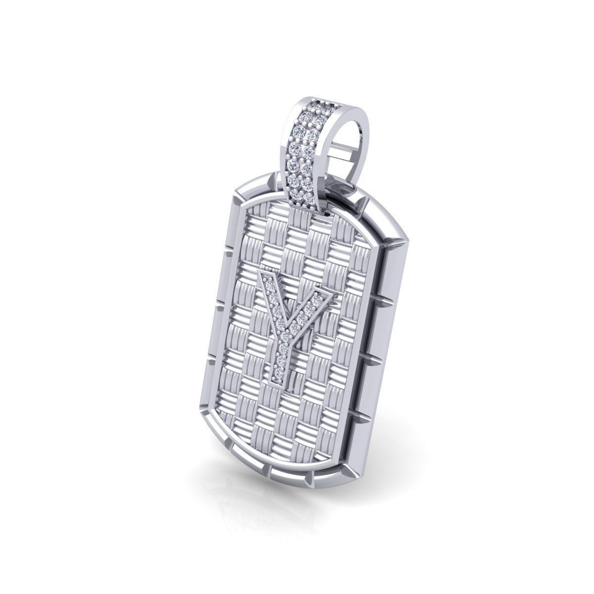 Y Latter Pendent 3d Model and Render  3D print model_8