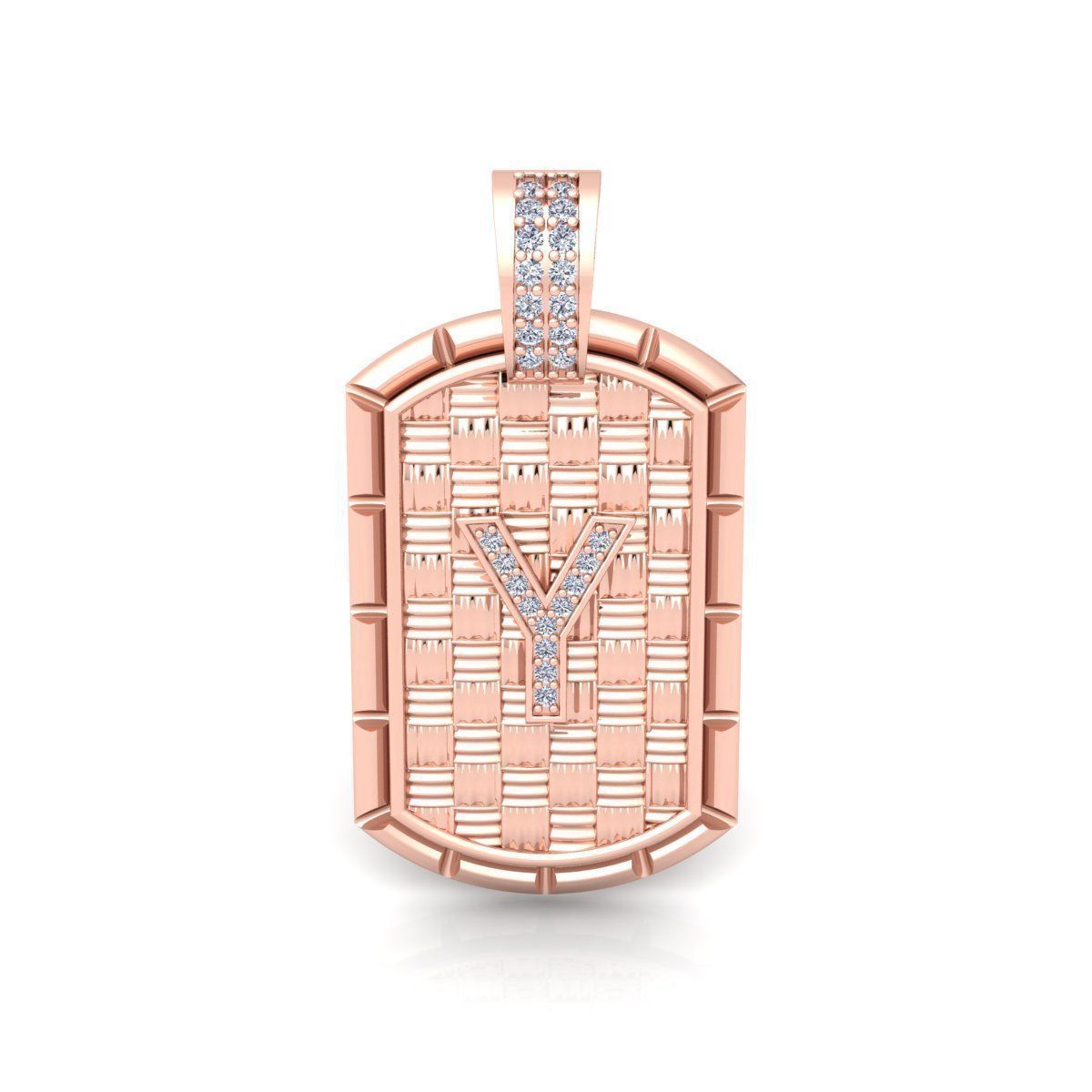 Y Latter Pendent 3d Model and Render  3D print model_1