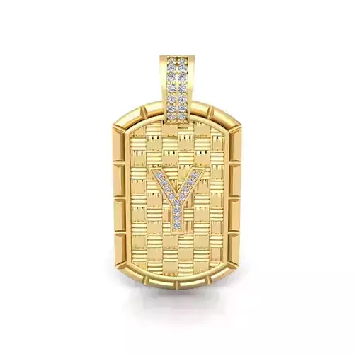 Y Latter Pendent 3d Model and Render 