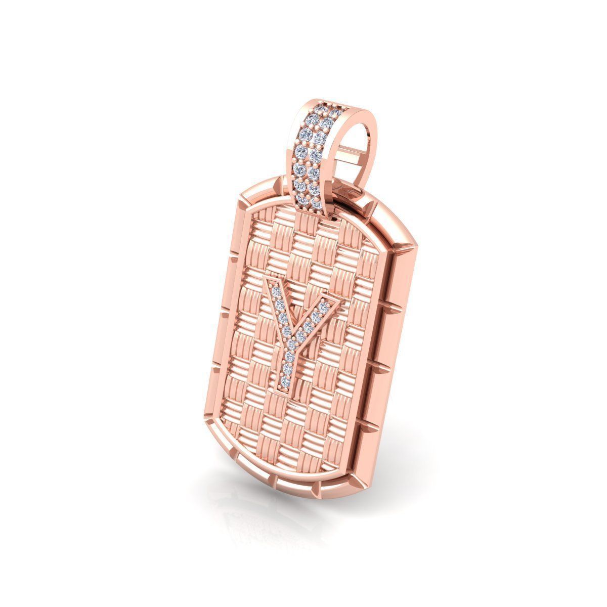 Y Latter Pendent 3d Model and Render  3D print model_7