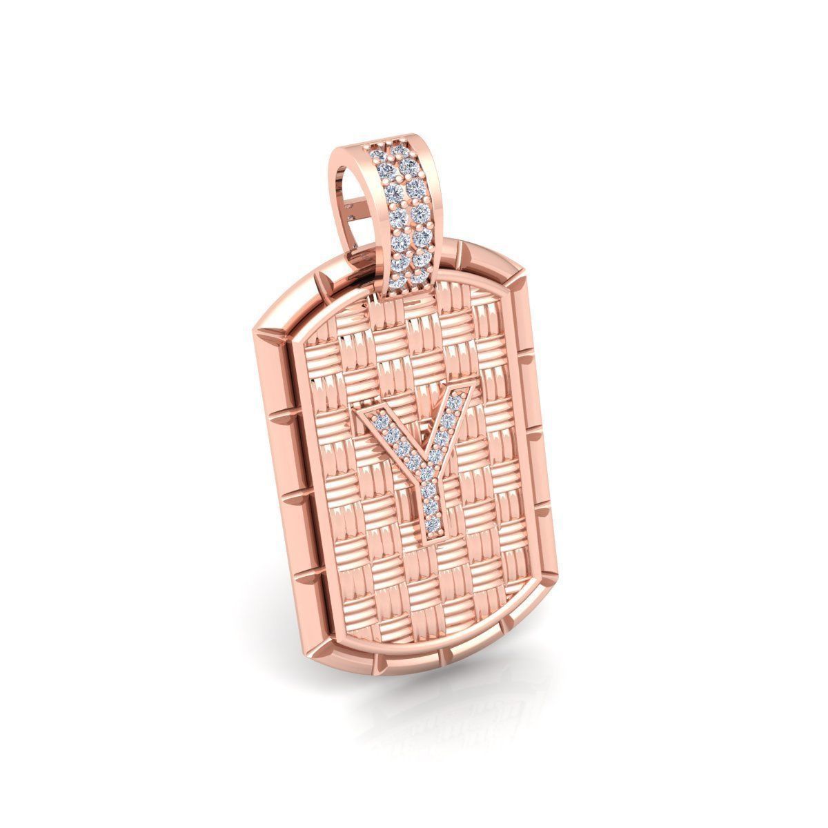 Y Latter Pendent 3d Model and Render  3D print model_4