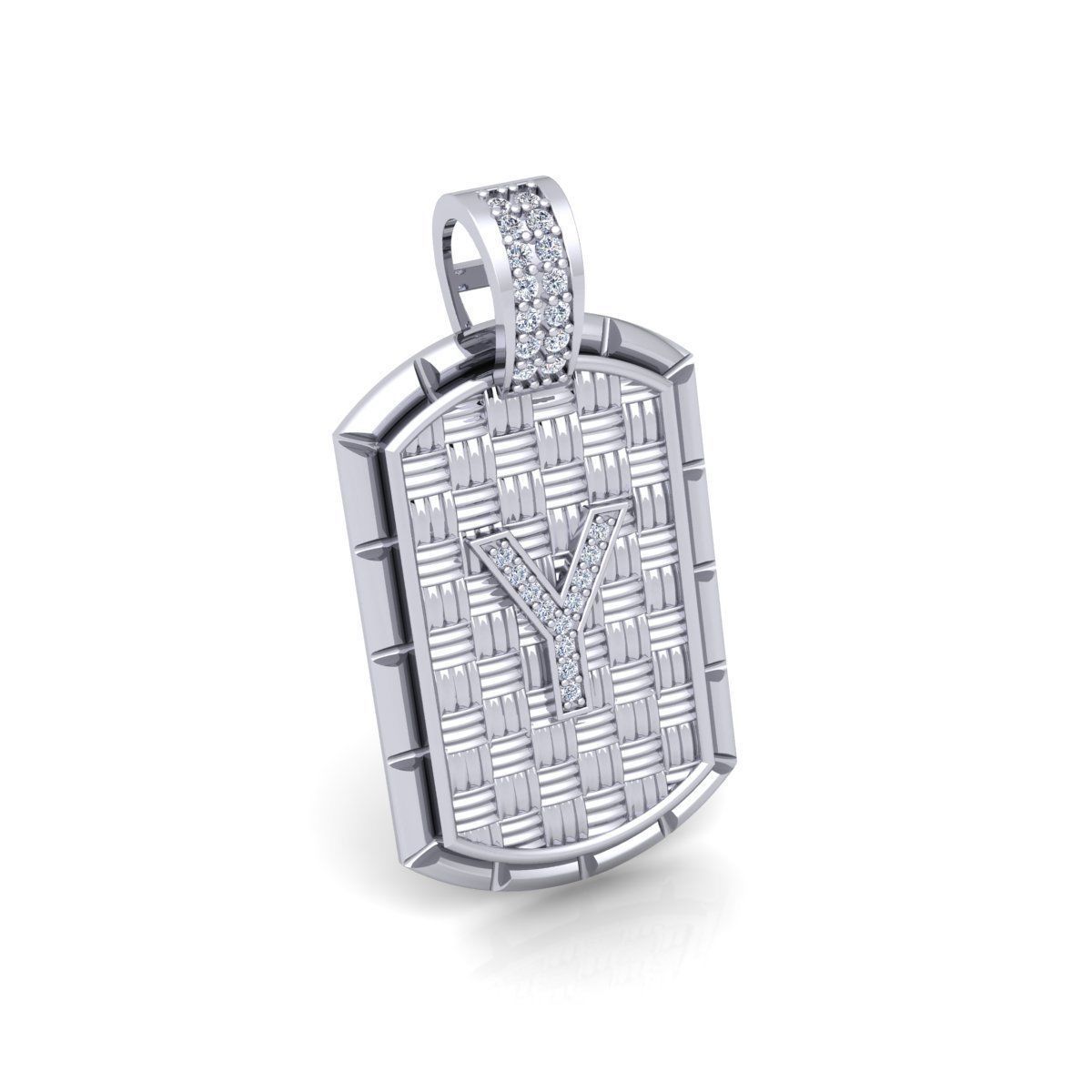 Y Latter Pendent 3d Model and Render  3D print model_5