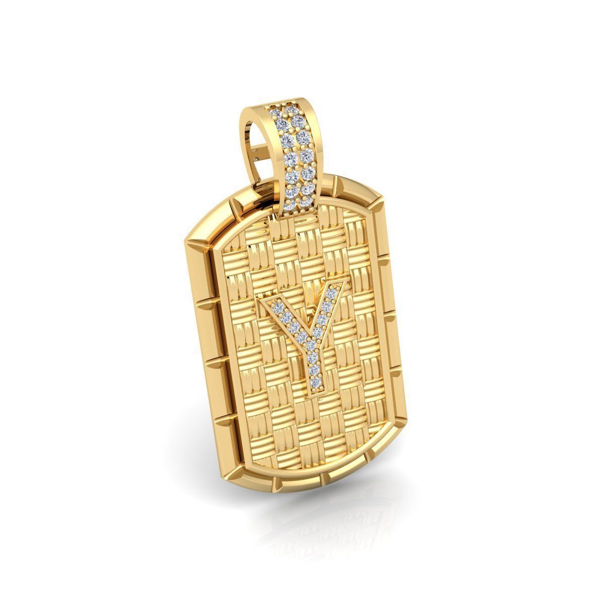 Y Latter Pendent 3d Model and Render  3D print model_3