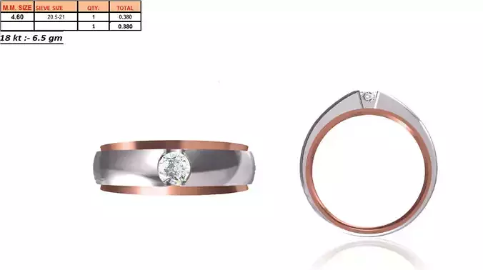 Men Ring STL OBJ FBX JCD Details