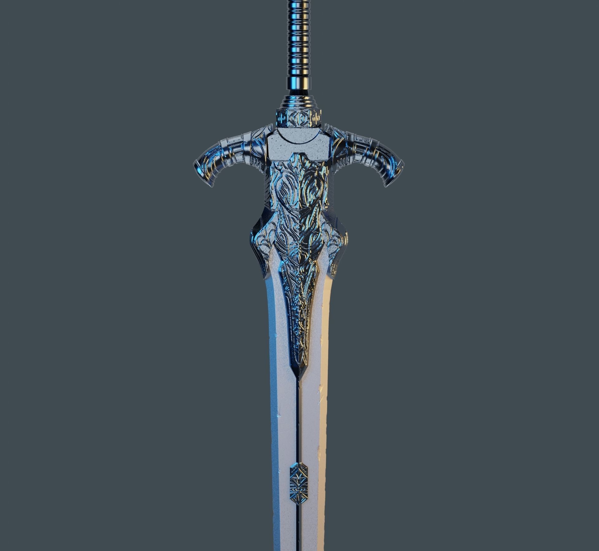 Abyss Greatsword of Artorias from Dark Souls 3D print model_3