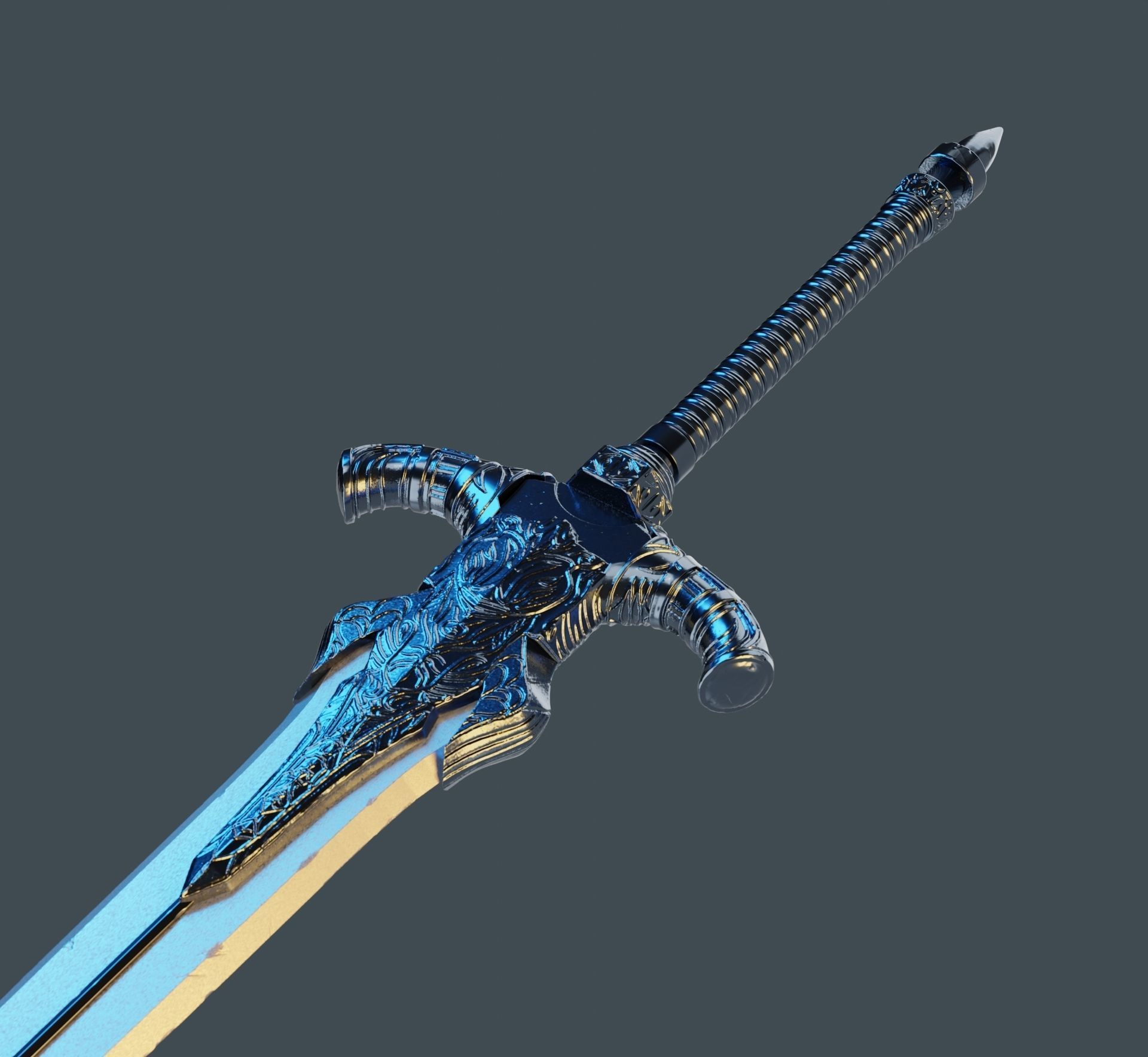 Abyss Greatsword of Artorias from Dark Souls 3D print model_2