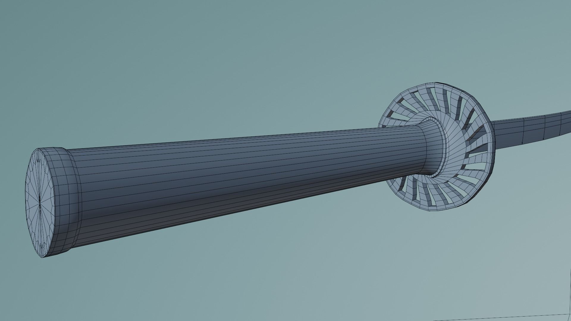 katana Low-poly 3D model_11