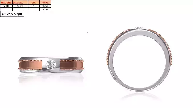 Men Ring STL OBJ FBX JCD Details