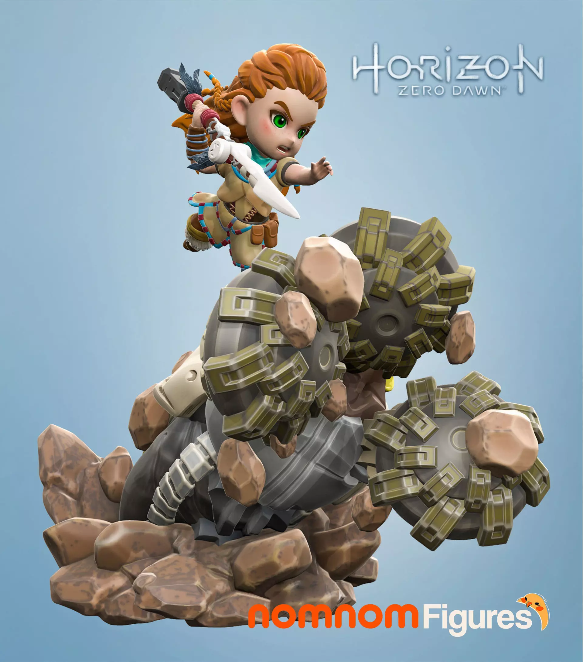 Chibi Aloy - Horizon Zero Dawn 3D print model_0