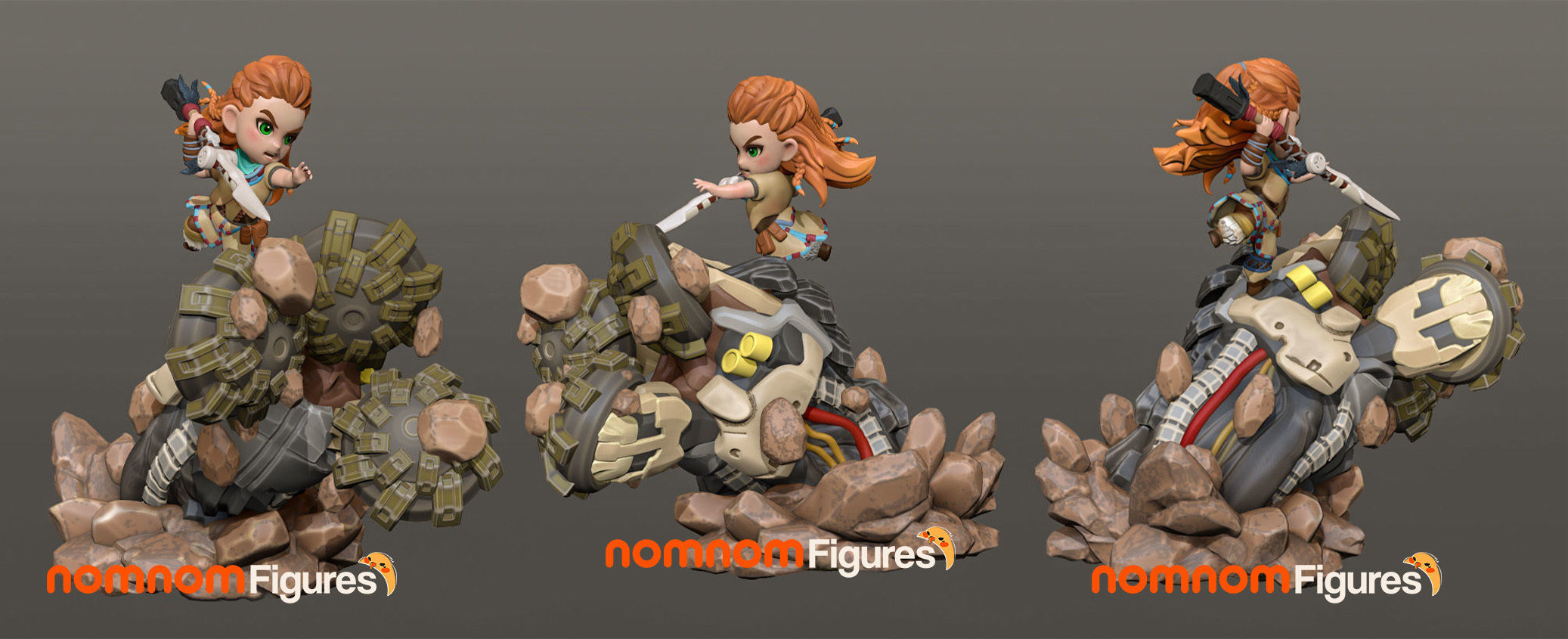 Chibi Aloy - Horizon Zero Dawn 3D print model_1