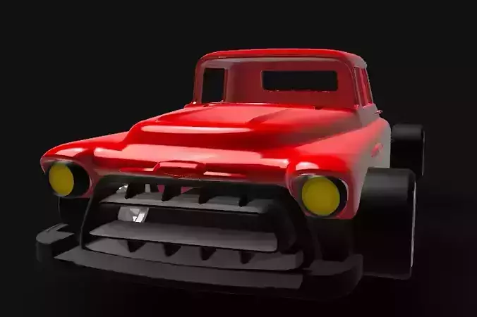 1 10 Custom 1958 Chevrolet Pickup Trucks RC Car Bodyshell  3D print model