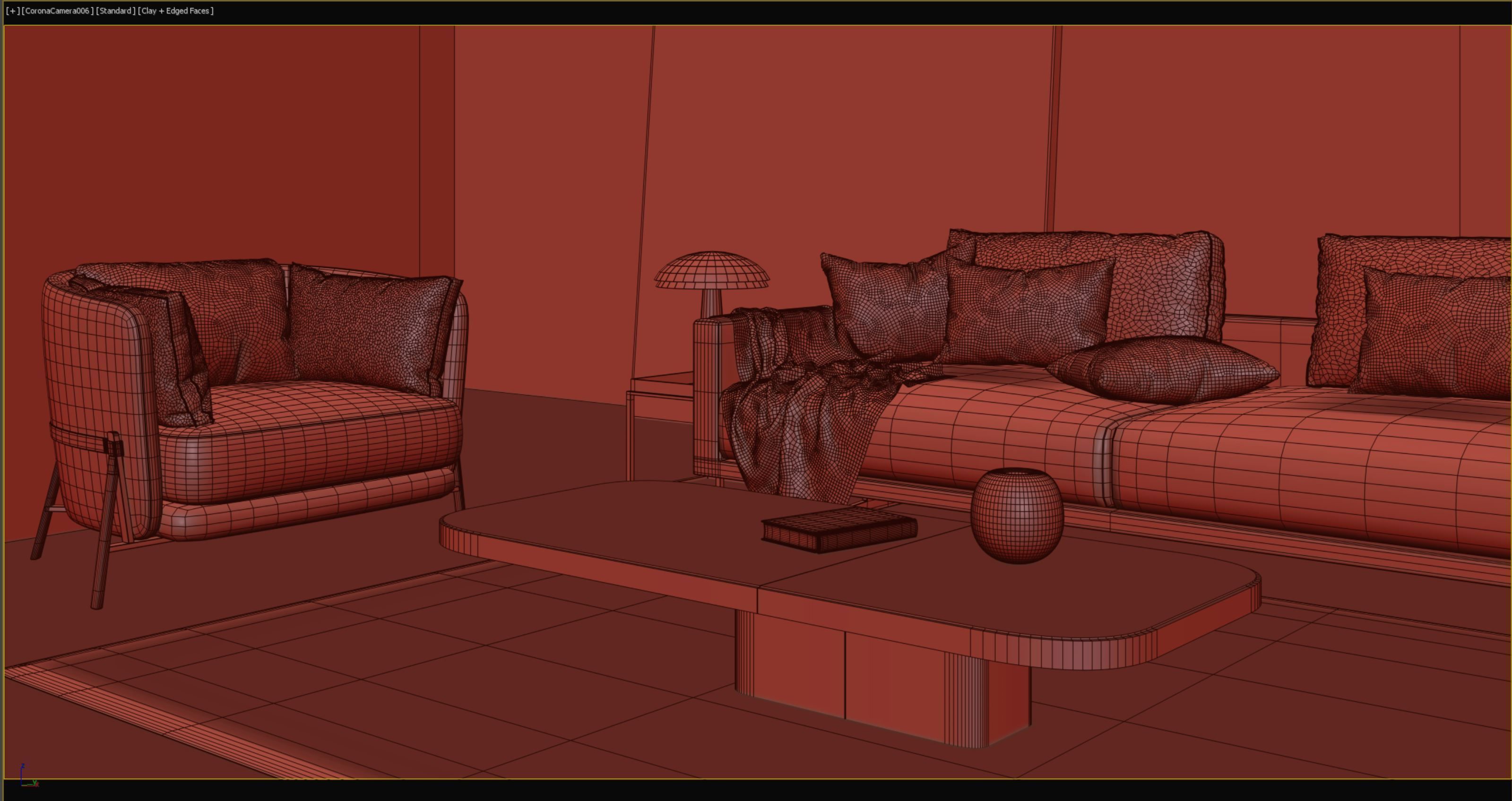 Interior scene living room 09 3D model_12