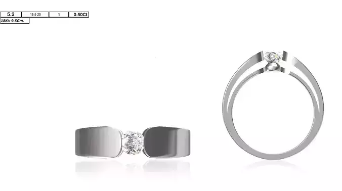 Men Ring STL OBJ FBX JCD Details 3D print model