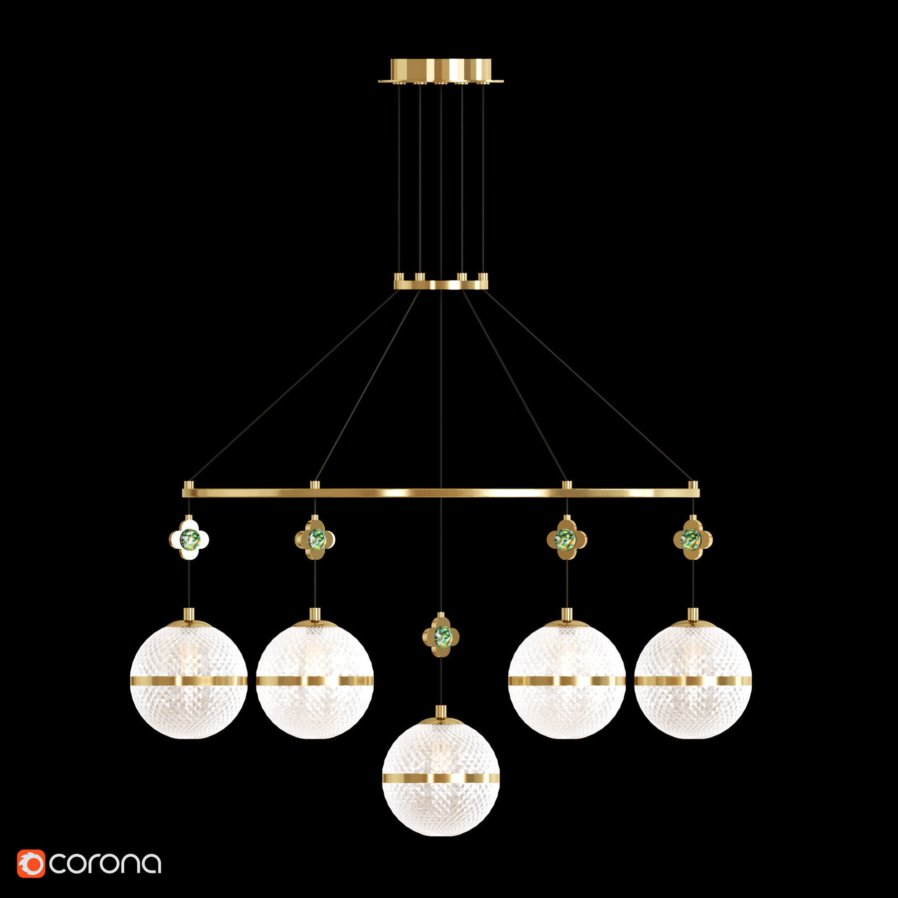 LUARA CH Low-poly 3D model_1