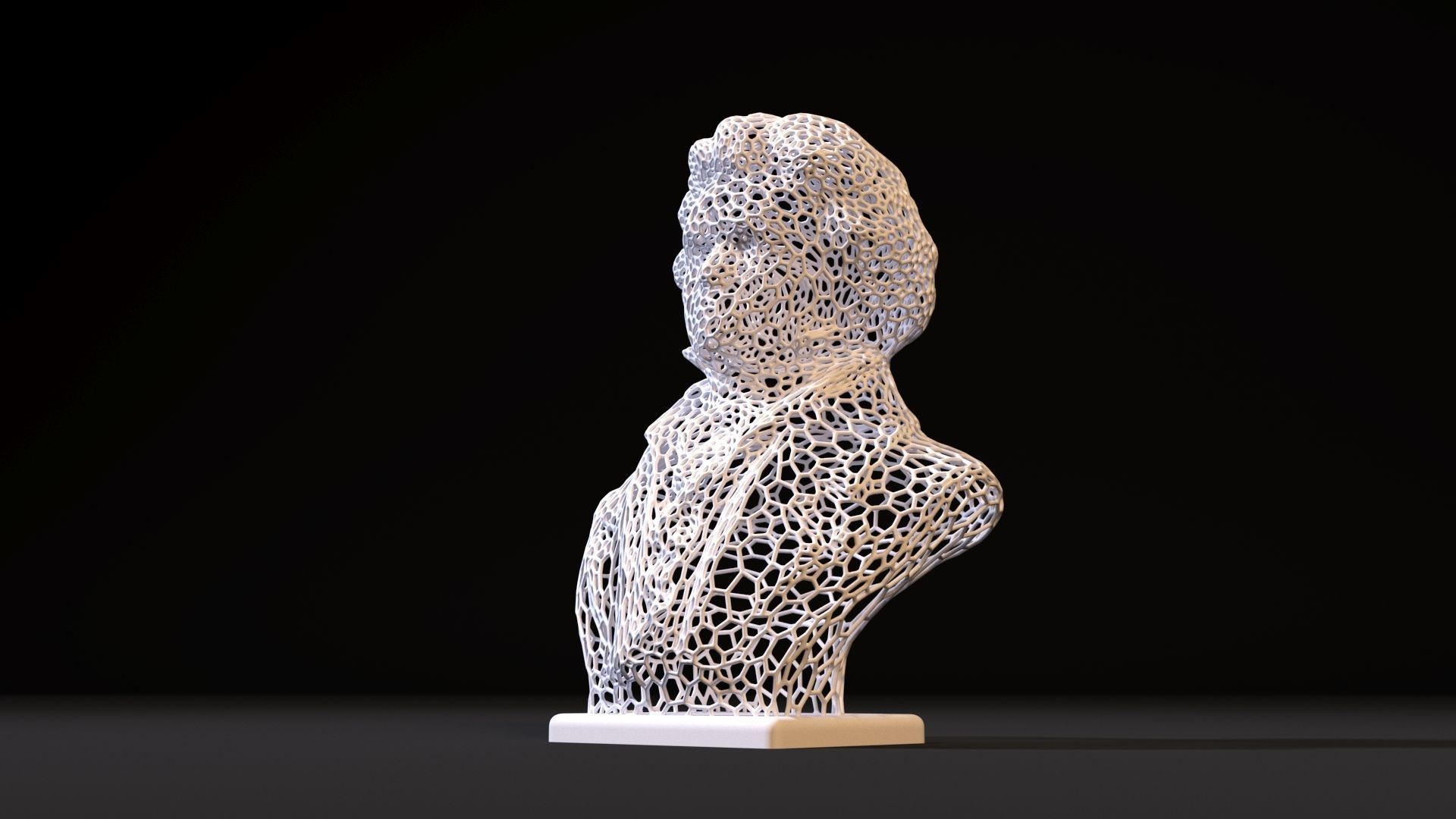 Beethoven Bust 3D print model_9