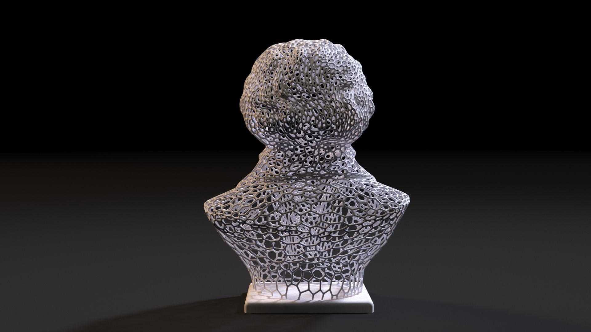 Beethoven Bust 3D print model_3
