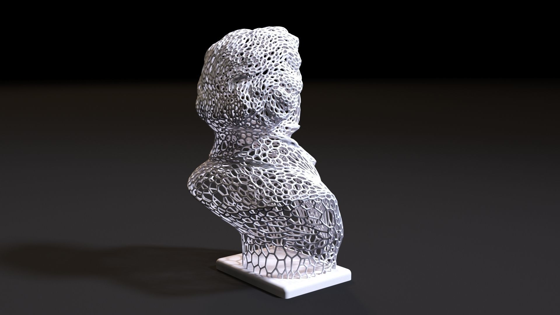 Beethoven Bust 3D print model_4