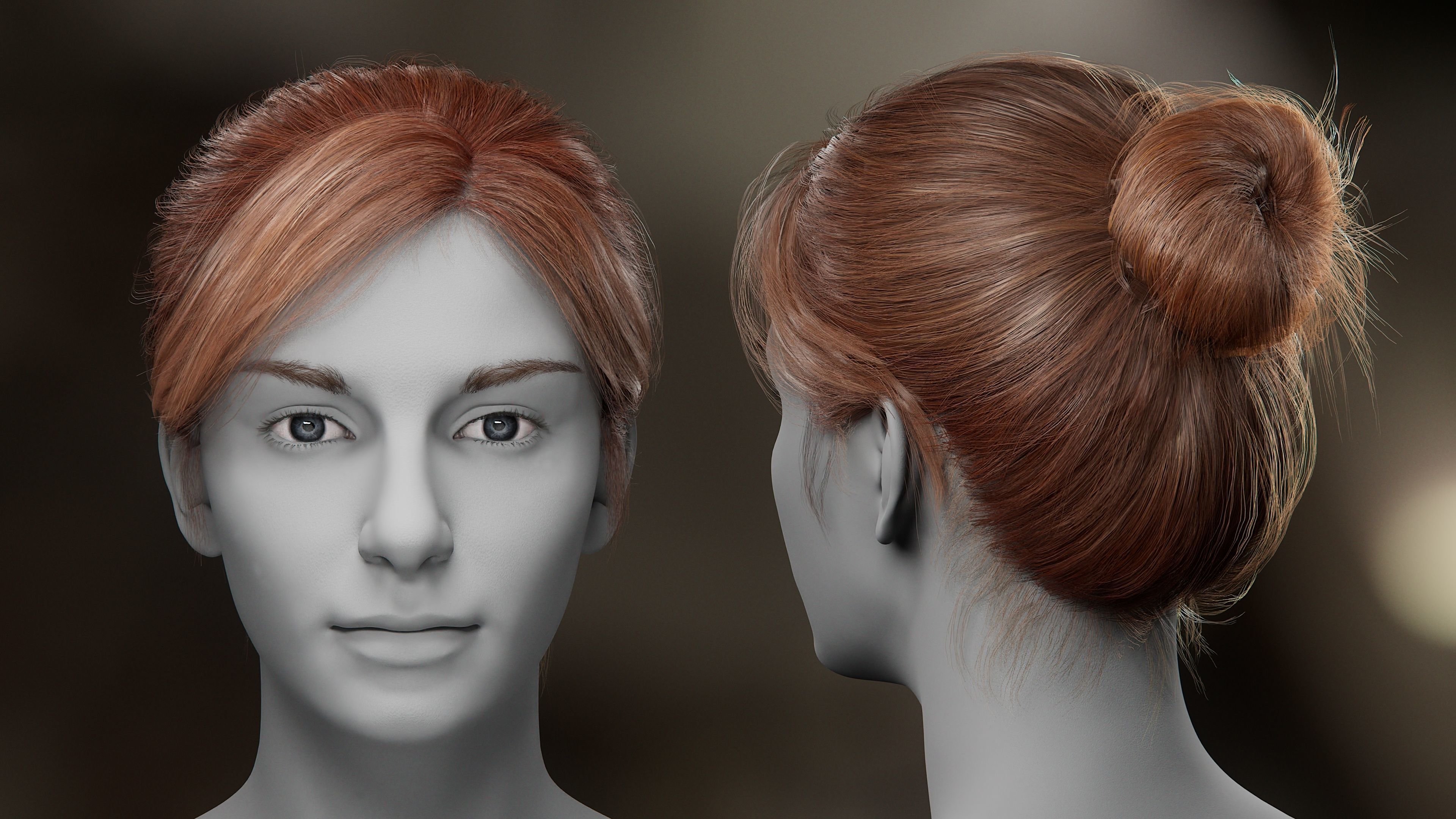 5 Hair Card VFX Grace 3D model_11